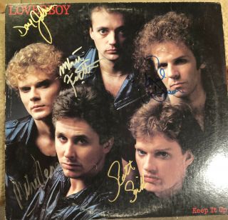 Loverboy Keep It Up Lp Originally Autographed By 5 Members Mike Reno