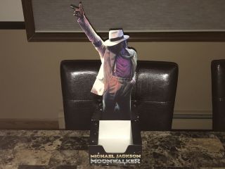 Michael Jackson Promo Counter Display Prop Moonwalker 1988 Cd Vhs Dvd Holder