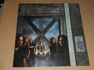 Iron Maiden " The X Factor Tour " 1995 Uk Tour Programme (fully Hand Signed)