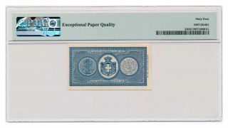 ITALY banknote 1 Lira 1893 PMG MS 64 EPQ Choice Uncirculated 2
