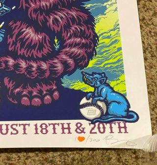 PEARL JAM - Wrigley Chicago Mammoth 2018 S/N Ames Bros Poster eddie vedder ap il 2