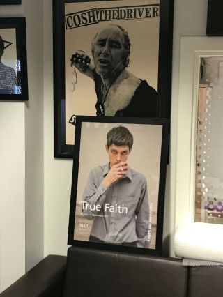 Framed Ltd Edition Ian Curtis Joy Division True Faith Exhibition Poster 3
