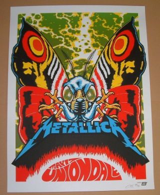 Metallica Ames Bros Uniondale Poster Print Signed Numbered Artist Proof Art 2017