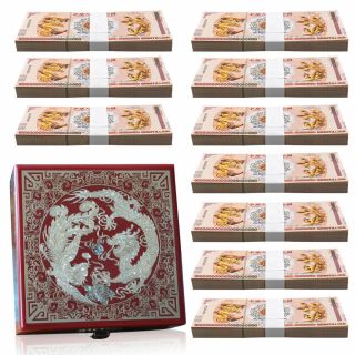 1000pcs One Hundred Quintillion Chinese Dragon Note Collectible Uncurrency&box