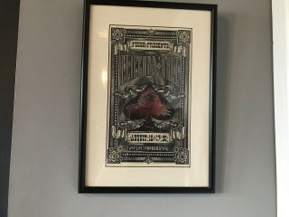 Phish - The Clifford Ball (1996) Rare & Professionally Framed Numbered Print