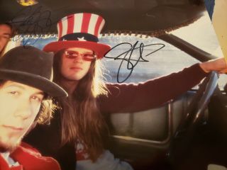 Blind Melon Signed Poster 1993 Shannon Hoon 5 Members Of The Band 3