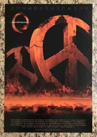 A Perfect Circle North American Tour 2011 Limited Ed.  Official Concert Poster