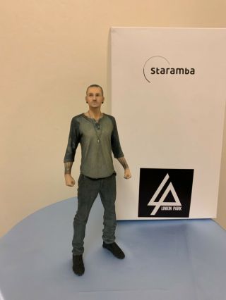 Chester Bennington Linkin Park 7” Figure Statue By Staramba -