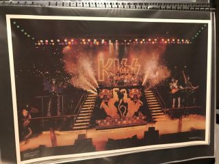 Kiss 1977 Nos Aucoin Alive 2 Concert Shot