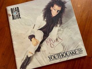 Dead Or Alive / Pete Burns Youthquake Tour Programme 1985 Signed By The Band