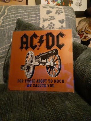 Acdc For Those About To Rock 13x13 Carnival Prize Mirror