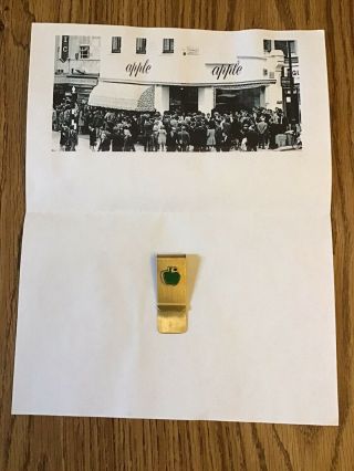 The Beatles1967 Money Clip Given At Apple Boutique Opening Dec.  1967 Uk