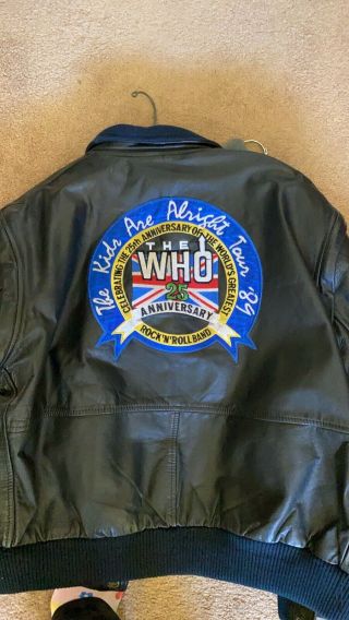 Special Anniversary Leather Tour Jacket For The Who