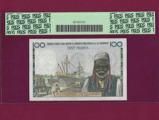 EQUATORIAL AFRICAN STATES Congo 100 FRANCS 1961 P - 1c AUNC WEST FRENCH EAST 2