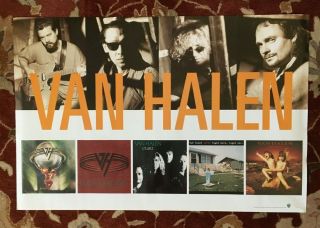 Van Halen Balance Rare Promotional Poster From 1995