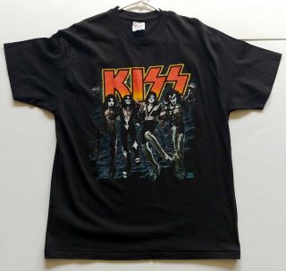 Vintage Kiss Band 1991 Destroyer Album T - Shirt Unworn Winterland Rock Express
