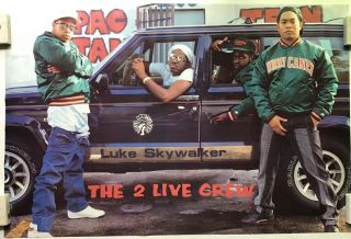 The 2 Live Crew Is What We Are Vintage Rare Poster