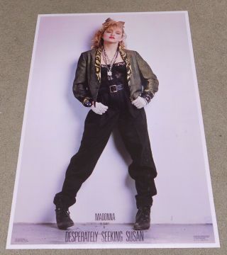 Madonna Desperately Seeking Susan Vintage Poster 1985 Usa