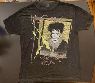 The Cure 1987 Kissing Tour T - Shirt Very Rare