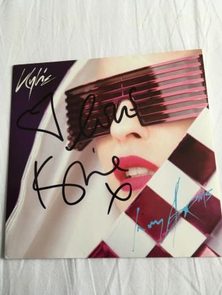 Signed Kylie In My Arms Pink Vinyl 7” Single