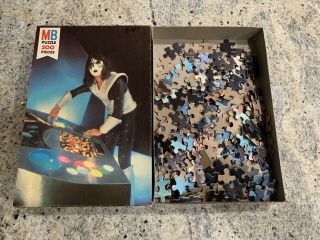 Vintage 1978 Kiss Ace Frehley Puzzle - Milton Bradley - Aucoin Box And Complete