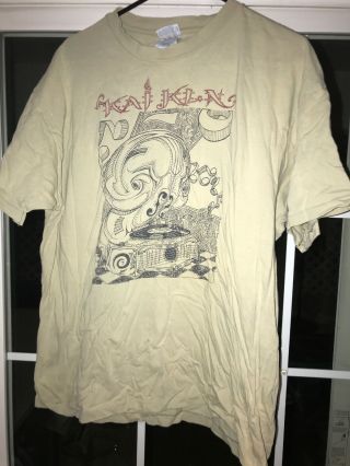 Kai Kln Vtg 1991 Sacramento Band Graphic Tee Shirt Rare Two Sided California Xl
