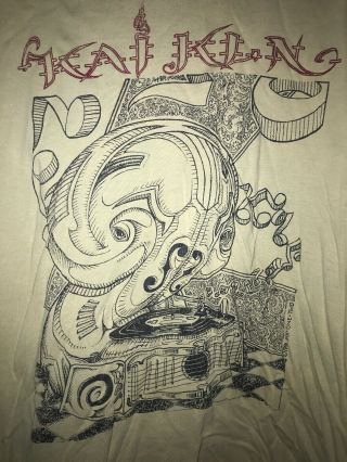 Kai Kln Vtg 1991 Sacramento Band Graphic Tee Shirt Rare Two Sided California Xl 2