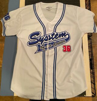 Vintage System Of A Down Shirt.  Baseball Jersey 2005 Tour Ultra Rare Size Large