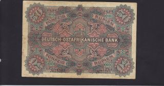 GERMAN EAST AFRICA 50 RUPIEN DATED 1905 P.  3 IN VF COND. 2
