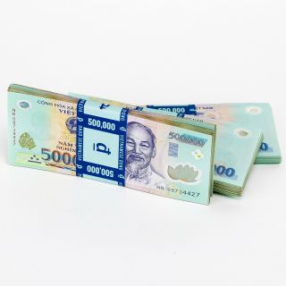 10 X 500,  000 Vietnamese Dong Banknote | Vietnam Currency | 5 X One Million Vnd
