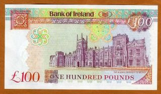 Bank of Ireland,  Northern,  100 pounds,  2005,  P - 82,  aUNC 2