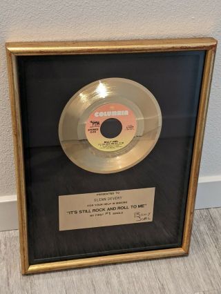 Billy Joel - Gold Single - 1st 1 Single - It 