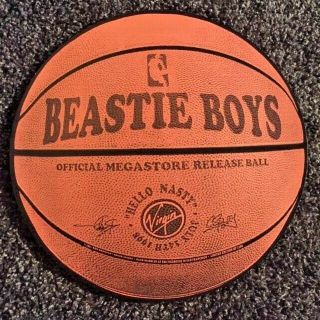 Beastie Boys " Hello Nasty " Basketball Virgin Promo 17x17 Poster (7/14/98) Rare