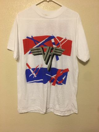 Vintage Never Worn Van Halen Official 5150 Concert T - Shirt 1986 Tour Size Osfa