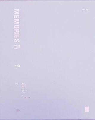 Bts Memories Of 2018 Blu - Ray With Rm Pc,  Frame,  Post Card,  Sticker