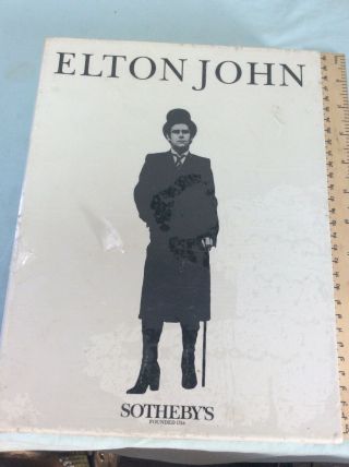 Elton John Sotheby’s Catalogues 1988 4 Volumes