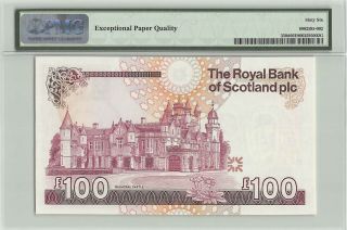 Scotland,  Royal Bank 2000 P - 350d PMG Gem UNC 66 EPQ 100 Pounds 2