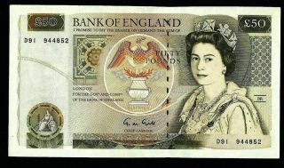 Great Britain,  Bank Of England 50 Pounds Nd (1988 - 91) P - 381b B 356 Cu