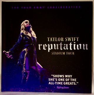 Taylor Swift Reputation Complete Stadium Tour Dvd Fyc Emmy Netflix Special Oop