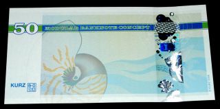Test Note Hybrid 2006,  Hologram Test With Window In Paper,  Banknote Concept 50