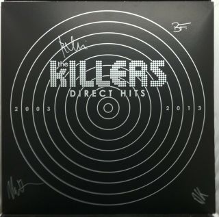 Killers Autographed Signed Direct Hits 2013 Promo Display By Al 4