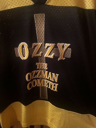 Vtg 1998 Ozzy Osbourne The Ozzman Cometh Tour Hockey Jersey Mens Large 2