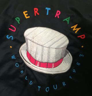 Supertramp Tour Jacket World Tour 1983 Rare