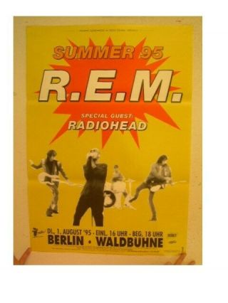 R.  E.  M.  Poster Rem R E M Summer Of 