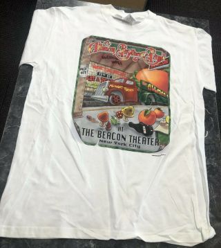 Vintage Rock T Shirt - The Allman Brothers Band 1996 Wildoats Xl White York