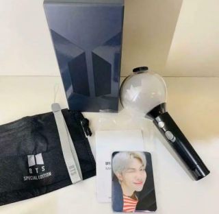 Bts Official Light Stick Map Of The Soul Army Bomb Special Edition Photo Card