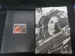 Bob Marley The Wailers 1979 Japan Tour Book W Japan Promo Paper Concert Program