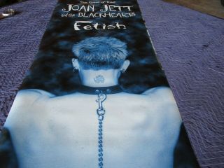 Joan Jett And The Blackhearts Queen Of Rock Fetish Vinyl Poster 24 X 71 4