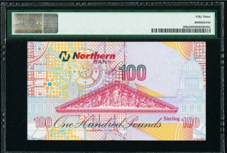Northern Ireland Northern Bank Limited 100 Pounds 19.  1.  2005 Pick 209a PMG About 2