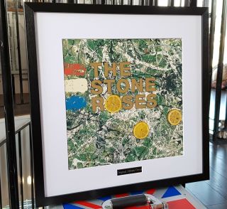 The Stone Roses Framed 1989 Album Cover - Ltd Edition - Ian Brown - Oasis